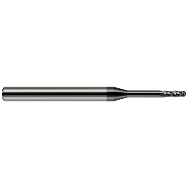 Miniature End Mill - 4 Flute - Ball